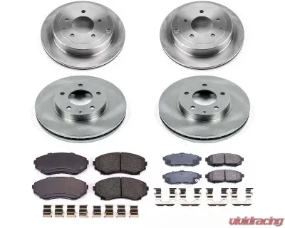 Power Stop Autospecialty Brake Kit Front & Rear Mazda MPV 2004-2006 - KOE4041