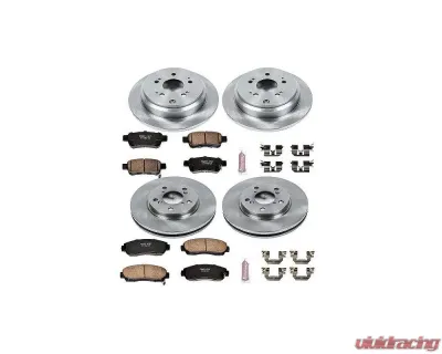 Power Stop Autospecialty Brake Kit Front & Rear Honda Odyssey 2005-2010 - KOE4044