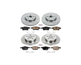 Power Stop Autospecialty Brake Kit Front & Rear Volvo C30 2008-2013