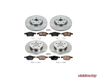 Power Stop Autospecialty Brake Kit Front & Rear Volvo C30 2008-2013 - KOE4051