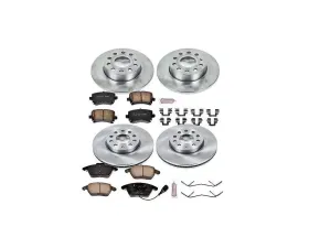 Power Stop Autospecialty Brake Kit Front & Rear Volkswagen Jetta 2005-2010