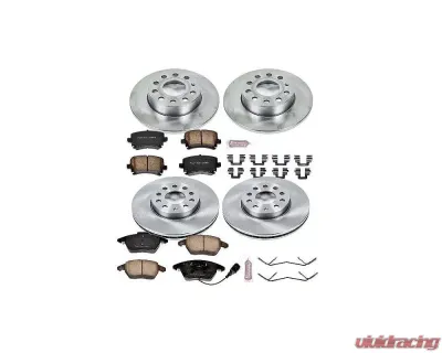 Power Stop Autospecialty Brake Kit Front & Rear Volkswagen Jetta 2005-2010 - KOE4068