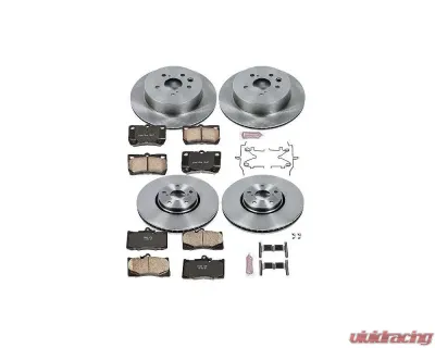 Power Stop Autospecialty Brake Kit Front & Rear Lexus GS350 2007-2011 - KOE4070
