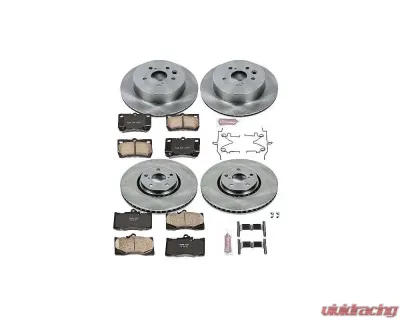 Power Stop Autospecialty Brake Kit Front & Rear Lexus GS350 2007-2011 - KOE4071