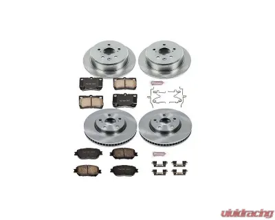 Power Stop Autospecialty Brake Kit Front & Rear Lexus IS250 2009-2013 - KOE4076