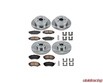 Power Stop Autospecialty Brake Kit Front & Rear Subaru Legacy 2006-2009 - KOE4079