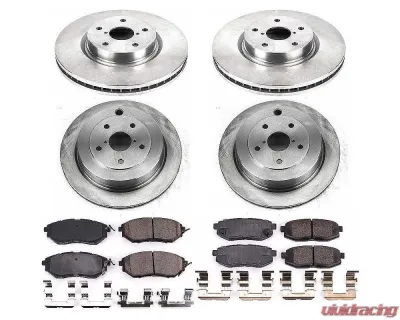 Power Stop Autospecialty Brake Kit Front & Rear Subaru B9 Tribeca 2006-2007 - KOE4088