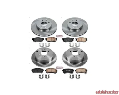 Power Stop Autospecialty Brake Kit Front & Rear Hyundai Accent 2006-2007 - KOE4091