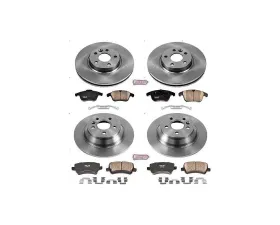 Power Stop Autospecialty Brake Kit Front & Rear Volvo S80 2016