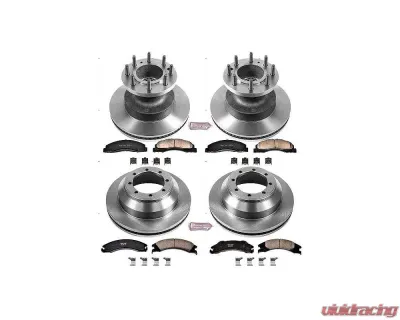 Power Stop Autospecialty Brake Kit Front & Rear Ford E-350 Super Duty 2008-2019 - KOE4132