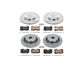 Power Stop Autospecialty Brake Kit Front & Rear Infiniti G37 2008-2013