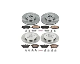 Power Stop Autospecialty Brake Kit Front & Rear Pontiac Vibe 2009-2010