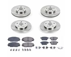 Power Stop Autospecialty Brake Kit Front & Rear Pontiac Vibe 2009-2010