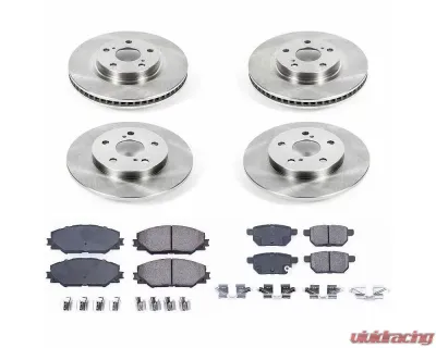 Power Stop Autospecialty Brake Kit Front & Rear Pontiac Vibe 2009-2010 - KOE4142