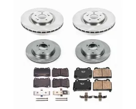 Power Stop Autospecialty Brake Kit Front & Rear Mitsubishi Lancer 2008-2015