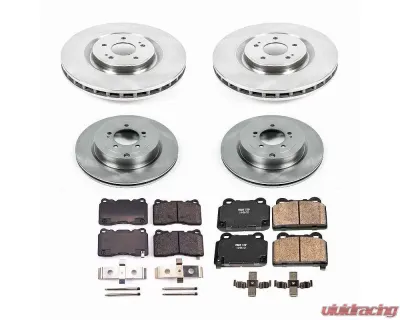 Power Stop Autospecialty Brake Kit Front & Rear Mitsubishi Lancer 2008-2015 - KOE4145