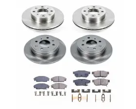 Power Stop Autospecialty Brake Kit Front & Rear Honda Prelude 1988-1990