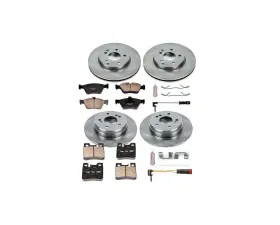 Power Stop Autospecialty Brake Kit Front & Rear Mercedes-Benz C280 1996-2000