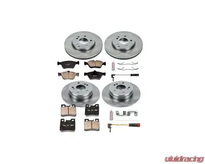 Power Stop Autospecialty Brake Kit Front & Rear Mercedes-Benz C280 1996-2000 - KOE4248