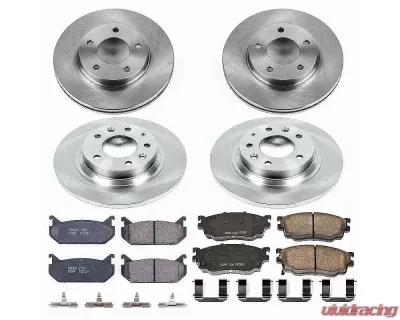 Power Stop Autospecialty Brake Kit Front & Rear Mazda 626 1998-2002 - KOE4312