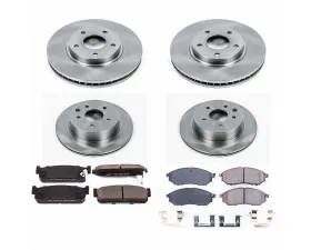 Power Stop Autospecialty Brake Kit Front & Rear Infiniti M45 2003-2004