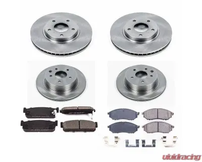 Power Stop Autospecialty Brake Kit Front & Rear Infiniti M45 2003-2004 - KOE4313