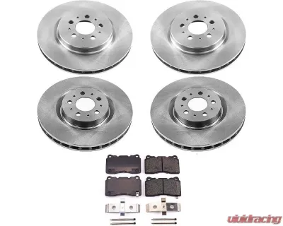 Power Stop Autospecialty Brake Kit Front & Rear Volvo S60 2004-2007 - KOE4316