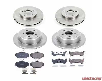 Power Stop Autospecialty Brake Kit Front & Rear Ford Windstar 1995-1998 - KOE4354