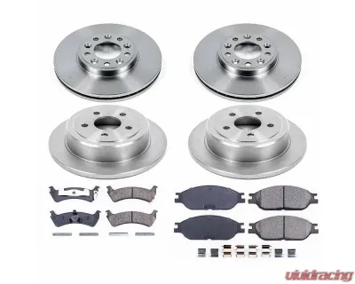 Power Stop Autospecialty Brake Kit Front & Rear Ford Windstar 1999-2003 - KOE4355