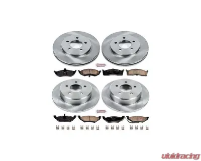 Power Stop Autospecialty Brake Kit Front & Rear Chrysler Town & Country 1997-1999 - KOE4394