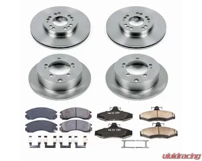 Power Stop Autospecialty Brake Kit Front & Rear Mitsubishi Diamante 1997-2004 - KOE4396