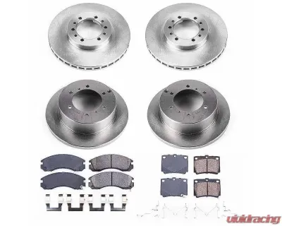Power Stop Autospecialty Brake Kit Front & Rear Mitsubishi Montero Sport 1997-2004 - KOE4402
