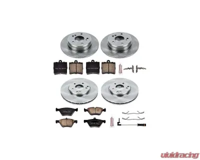 Power Stop Autospecialty Brake Kit Front & Rear Mercedes-Benz SLK320 2001-2004 - KOE4420