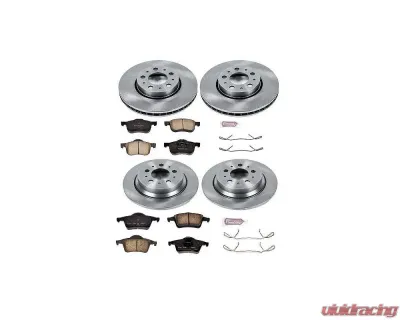 Power Stop Autospecialty Brake Kit Front & Rear Volvo S60 2001-2007 - KOE4430