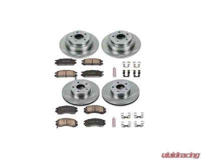 Power Stop Autospecialty Brake Kit Front & Rear Subaru Impreza 1993-1996 - KOE444