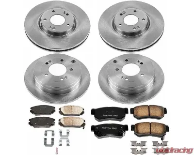 Power Stop Autospecialty Brake Kit Front & Rear Hyundai Azera 2006-2009 - KOE4440