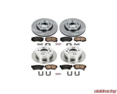 Power Stop Autospecialty Brake Kit Front & Rear Hyundai Elantra 2007-2010 - KOE4442