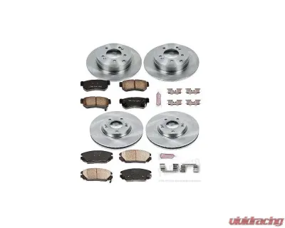 Power Stop Autospecialty Brake Kit Front & Rear Hyundai Sonata 2006-2008 - KOE4443