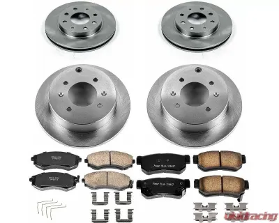 Power Stop Autospecialty Brake Kit Front & Rear Hyundai Sonata 1999-2001 - KOE4444