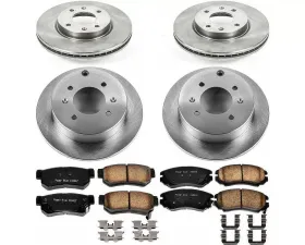 Power Stop Autospecialty Brake Kit Front & Rear Hyundai Sonata 2003-2005