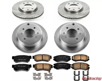 Power Stop Autospecialty Brake Kit Front & Rear Hyundai Sonata 2003-2005 - KOE4445