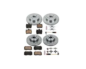 Power Stop Autospecialty Brake Kit Front & Rear Mercedes-Benz S430 2000-2002