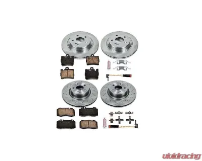 Power Stop Autospecialty Brake Kit Front & Rear Mercedes-Benz S430 2000-2002 - KOE4455