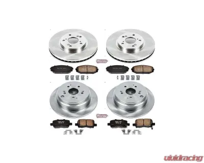 Power Stop Autospecialty Brake Kit Front & Rear Honda Odyssey 2002-2004 - KOE4459