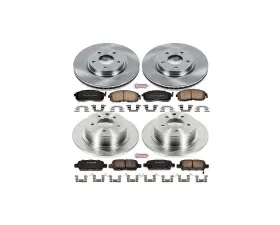 Power Stop Autospecialty Brake Kit Front & Rear Nissan Sentra 2007-2012