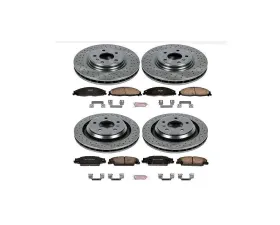 Power Stop Autospecialty Brake Kit Front & Rear Pontiac Grand Prix 2005-2008