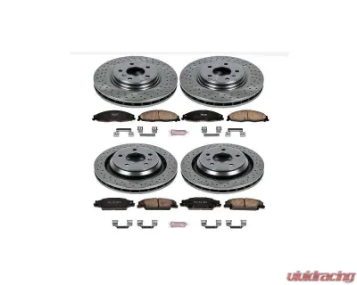 Power Stop Autospecialty Brake Kit Front & Rear Pontiac Grand Prix 2005-2008 - KOE4485