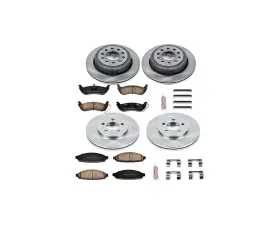 Power Stop Autospecialty Brake Kit Front & Rear Lincoln Town Car 2003-2011