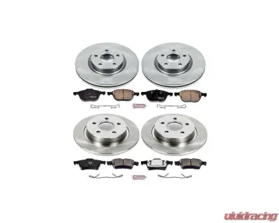 Power Stop Autospecialty Brake Kit Front & Rear Volvo S40 2004-2005 - KOE4492