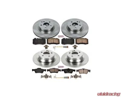 Power Stop Autospecialty Brake Kit Front & Rear Mercedes-Benz E350 2006 - KOE4512